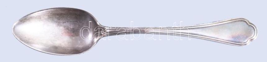 5 darab ezüst (Ag) teás kanál, jelzett, nettó 132g