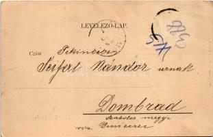 1899 Orosháza, Római katolikus templom, "Alföld" szálloda. Kiadja Pless N. (gyűrődések / c...