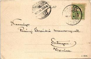 1903 Parád-gyógyfürdő, Erzsébet szálloda. Klein Mór kiadása (EB)