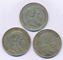 1947. 5Ft Ag "Kossuth" (3x) T:VF,F patina
Adamo F8.1