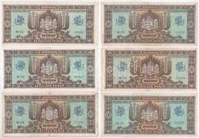 1945. 100.000P (6x) T:F közte szép papír
Adamo P24