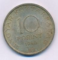 1948. 10Ft Ag "Széchenyi" T:XF patina Adamo EM2