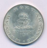 1948. 20Ft Ag "Táncsics" T:AU,XF patina Adamo EM3