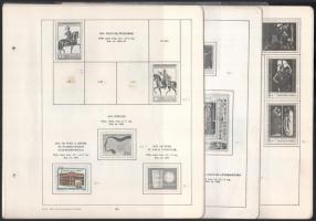 1977-1982 falcmentes előnyomott albumlapok