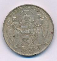 1939. 5P Ag "Horthy balra" T:XF patina, ph. Adamo P8.2