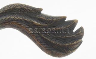 Veaceslav Jiglitski (1970-): Kakas. Bronz, jelzés nélkül, m: 18,5 cm