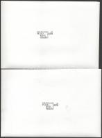 cca 1986 Pataki Gábor fotóriporter felvételei Varnus Xavér orgonaművészről, 10 db pecséttel jelzett,...