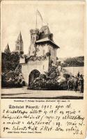 1902 Pécs, Diadalkapu Őfelsége látogatása alkalmából 1901. szept. 18. Kiadja Blancz József (b)