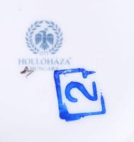 Hollóházi Jurcsák László által tervezett váza: Női fejek. Matricás, jelzett, hibátlan, m: 10 cm