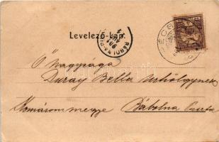 1901 Pécs, Székesegyház, belső. Fischer Ferenc kiadása (EB)