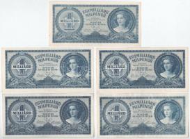 1946. 1.000.000.000MP (5x) T:F szép papír Adamo P34