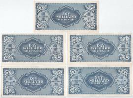 1946. 1.000.000.000MP (5x) T:F szép papír
Adamo P34