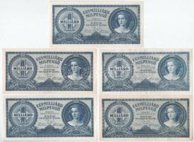 1946. 1.000.000.000MP (5x) T:F szép papír
Adamo P34