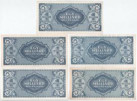 1946. 1.000.000.000MP (5x) T:F szép papír
Adamo P34