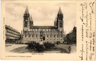 1904 Pécs, Székesegyház, kiadja özv. Tausz Vilmosné, A. Schwidernoch (EK)