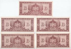 1946. 100.000BP (5x) T:VF-F szép papír
Adamo P36