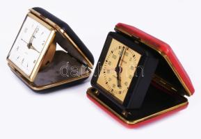 2 db retro ébresztőóra, egyik kézi felhúzós, másik Kienzle