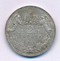 1912KB 2K Ag "Ferenc József" T:XF,VF patina Adamo K6