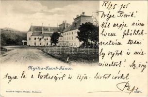 1905 Felsőelefánt, Szent János Elefánt, Nyitra-Szent-János, Oberelefant, Horné Lefantovce; kastély. Schmidt Edgar kiadása / castle (EB)