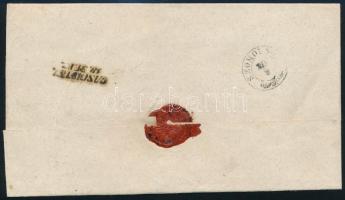 ~1850 Portós levél 9kr portóval "NYIREGYHÁZA" - Jászó