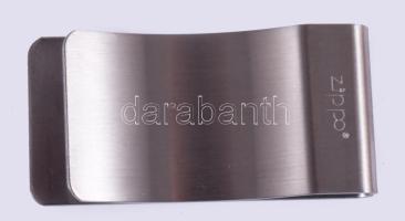 Zippo márkájú pénzcsipesz, eredeti dobozában