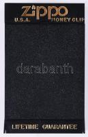 Zippo márkájú pénzcsipesz, eredeti dobozában