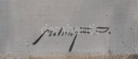 Molnár Z. János (1880-1960): Csendélet gyümölcsökkel. Olaj, vászon, jelezve jobbra lent. Apró felüle...