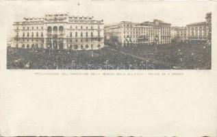 Trieste proclamtation of the annexation in 1921 photo