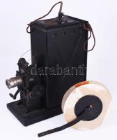 ca 1930 Ring vetítőgép, jelzett, porcelán dugóval, alkatrészekkel 40 cm