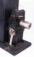 ca 1930 Ring vetítőgép, jelzett, porcelán dugóval, alkatrészekkel 40 cm