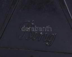 ca 1930 Ring vetítőgép, jelzett, porcelán dugóval, alkatrészekkel 40 cm