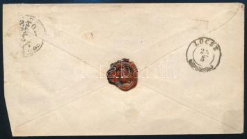 1870 5kr díjjegyes levél "ROZSNYÓ / GÖMÖR M." - Lőcse