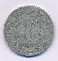 Ausztria 1900. 5K Ag "Ferenc József" T:F,VG patina, ph-k Austria 1900. 5 Corona Ag "Franz Joseph" C:F,VG patina, edge errors Krause KM#2807