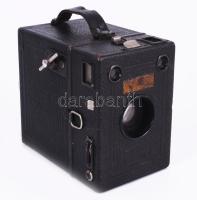 Zeiss Ikon Box Tengor 6x9 cm kamera, Goerz Frontar objektívvel, tokkal