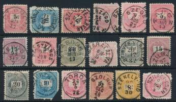 18 db Krajcáros bélyeg szép / olvasható bélyegzésekkel