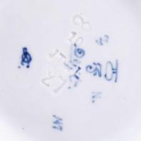 Delft városképes fedeles váza, cca 20. sz. eleje, jelzett, hibátlan, m: 27 cn