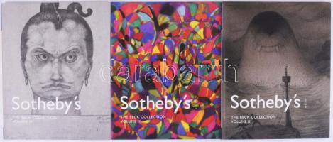 2002 Sotheby's The Beck Collection Volume II-V London, Sotheby's, 165+1 p.; 109+1 p.; 113+...