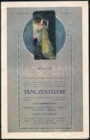 ca 1910 Eger-putnoki vonal vasutasai táncestélyére szóló meghívó