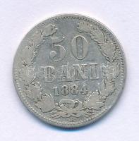 Románia 1884B 50b Ag "I. Károly" T:VF Romania 1884B 50 Bani Ag "Carol I" C:VF Krause KM#21.1