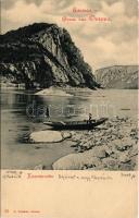 Orsova, Kazán-szoros. Hutterer G. kiadása / Kasanpartie / Cazane / gorge (EK)