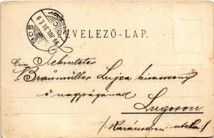 1899 Orsova, Kasanpartie / Kazán-szoros. Hutterer G. kiadása / Cazane / gorge (EB)