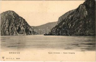 Orsova, Kazan Ausgang / Kazán-szoros, kimenet / gorge (kis szakadás / small tear)