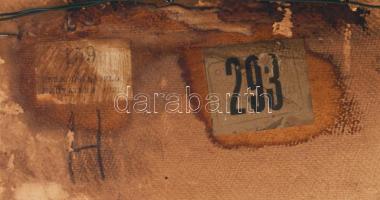 Hegedűs László (1870-1911): Történelmi jelenet, 1897. Akvarell, ceruza, karton. Jelzett. Hátoldalán ...