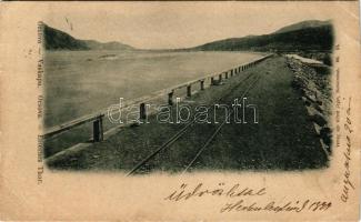 Orsova, Vaskapu, sínek / Eisernes Thor. Alfred Jäger / Iron gate, railway (Rb)