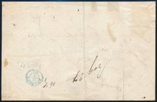 1861 Külföldre küldött szállítólevél (Frachtbrief) "PESTH" - Braunschweig