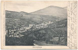 1906 Oravicabánya, Oravica, Oravicza, Oravita; Bányavölgy, látkép. Weisz Félix kiadása / mine valley, view (fl)