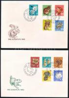 Svájc 1965-1980 8 db Pro Juventute FDC