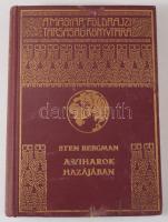 Bergman, Sten: A viharok hazájában. Természettudományos kutatóutazás a Kurili-szigeteken. Ford.: Dr. Cholnoky Béla. A Magyar Földrajzi Társaság Könyvtára. Bp., [1934], Franklin-Társulat, 221+(3) p. + 32 t. Egészoldalas, fekete-fehér fotókkal illusztrált. Kiadói gazdagon aranyozott egészvászon sorozatkötés, kis sérüléssel