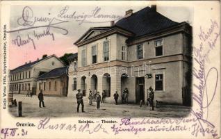 1907 Oravica, Oravita; színház. Weisz Félix kiadása / Theater / theatre (EK)