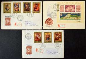 200 db magyar FDC az 1952-1985 közötti időszakból, benne blokkok és ajánlottak is